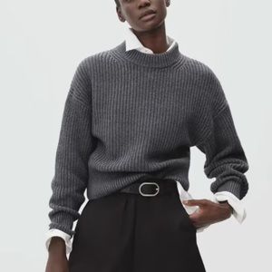 Everlane Texture Cotton Crew sweater